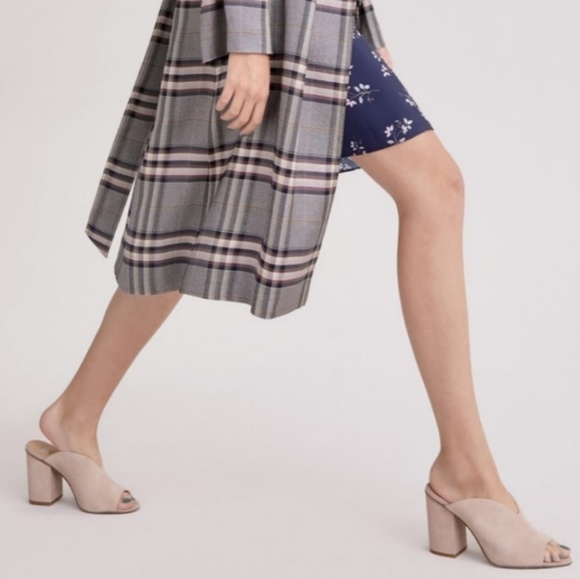 NWOT Tonya BP Open Toe Suede Mule Sandal - Picture 6 of 6